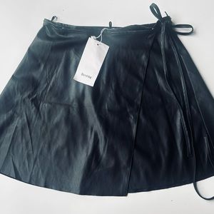 Bershka faux leather skirt. NWT